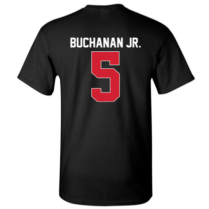 Rutgers - NCAA Men's Basketball : Darren Buchanan Jr. - Phase 1 Shersey T-Shirt-1