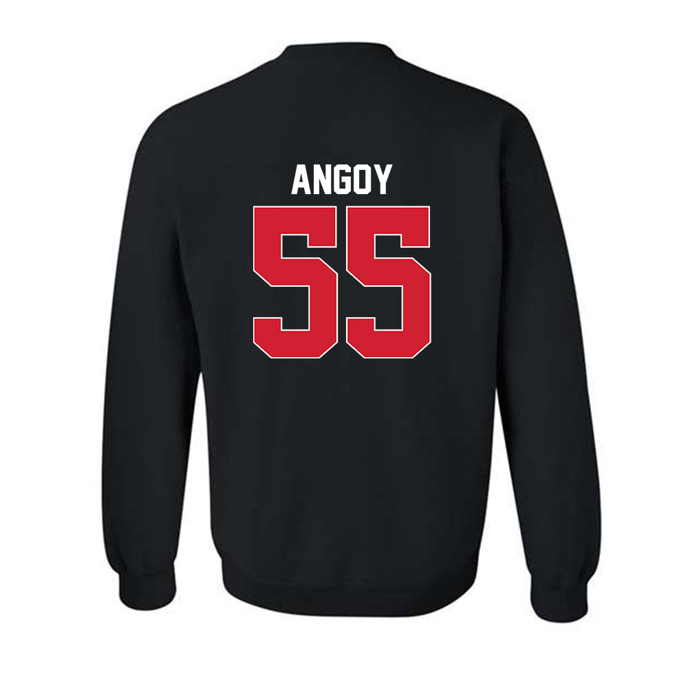 Rutgers - NCAA Football : Zaire Angoy - Phase 1 Shersey Crewneck Sweatshirt-1