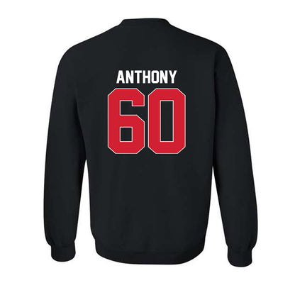 Rutgers - NCAA Football : Logan Anthony - Phase 1 Shersey Crewneck Sweatshirt-1