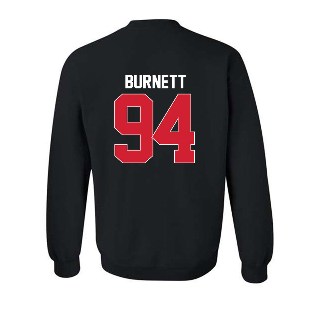 Rutgers - NCAA Football : Jdan Burnett - Phase 1 Shersey Crewneck Sweatshirt-1