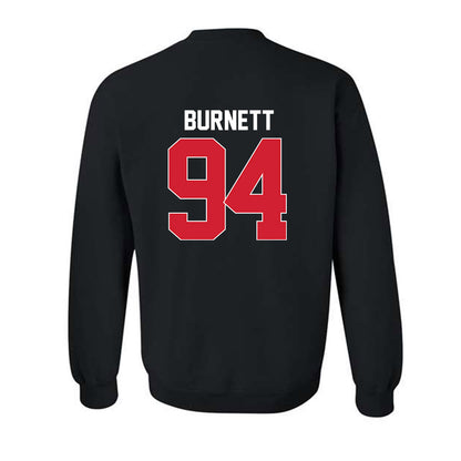 Rutgers - NCAA Football : Jdan Burnett - Phase 1 Shersey Crewneck Sweatshirt-1
