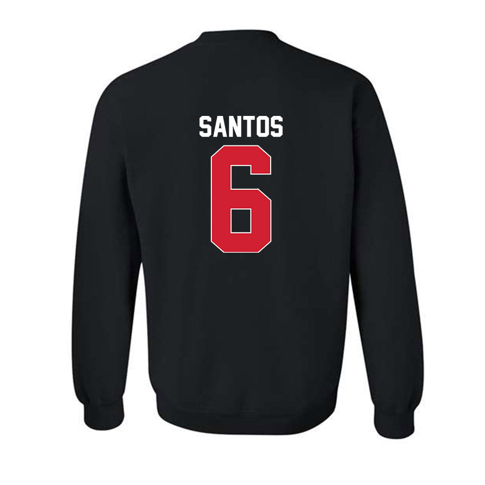 Rutgers - NCAA Baseball : Pablo Santos - Phase 1 Shersey Crewneck Sweatshirt-1