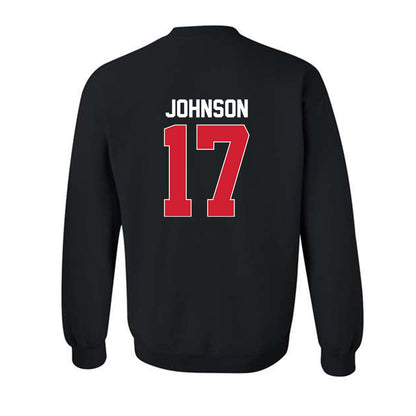 Rutgers - NCAA Football : MJ Johnson - Phase 1 Shersey Crewneck Sweatshirt-1