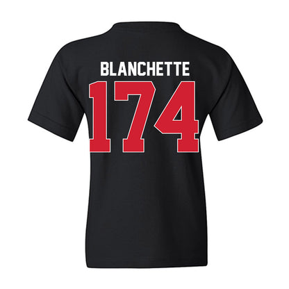 Rutgers - NCAA Wrestling : Nate Blanchette - Phase 1 Shersey Youth T-Shirt-1