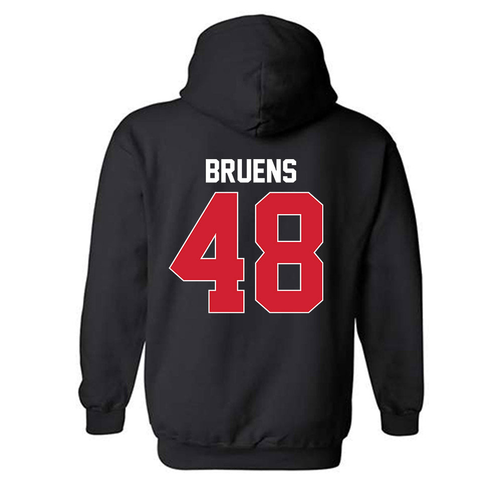 Rutgers - NCAA Football : Raedyn Bruens - Phase 1 Shersey Hooded Sweatshirt-1