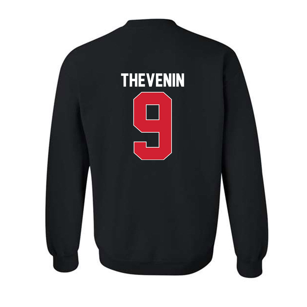 Rutgers - NCAA Football : Clay Thevenin - Phase 1 Shersey Crewneck Sweatshirt-1