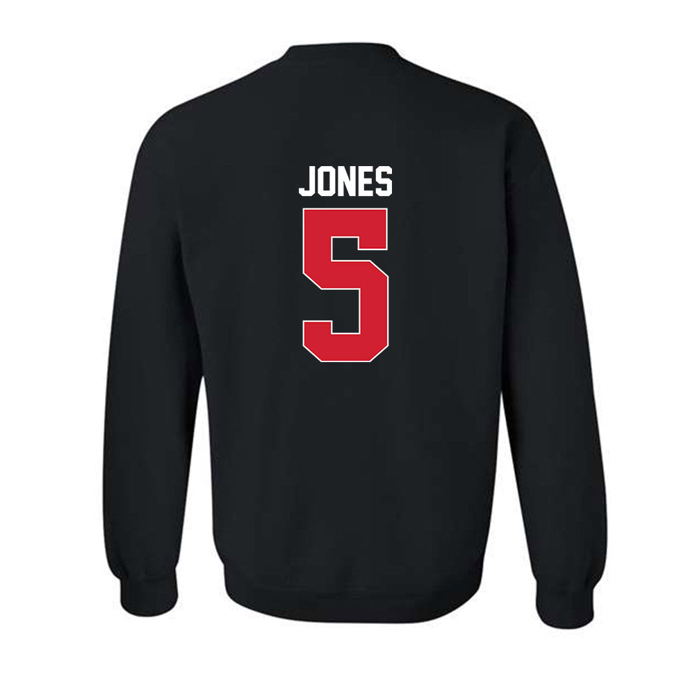 Rutgers - NCAA Football : Bradlee Jones - Phase 1 Shersey Crewneck Sweatshirt-1