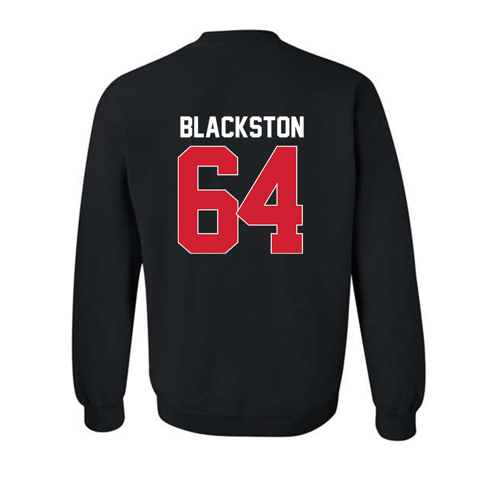 Rutgers - NCAA Football : Joshua Blackston - Phase 1 Shersey Crewneck Sweatshirt-1
