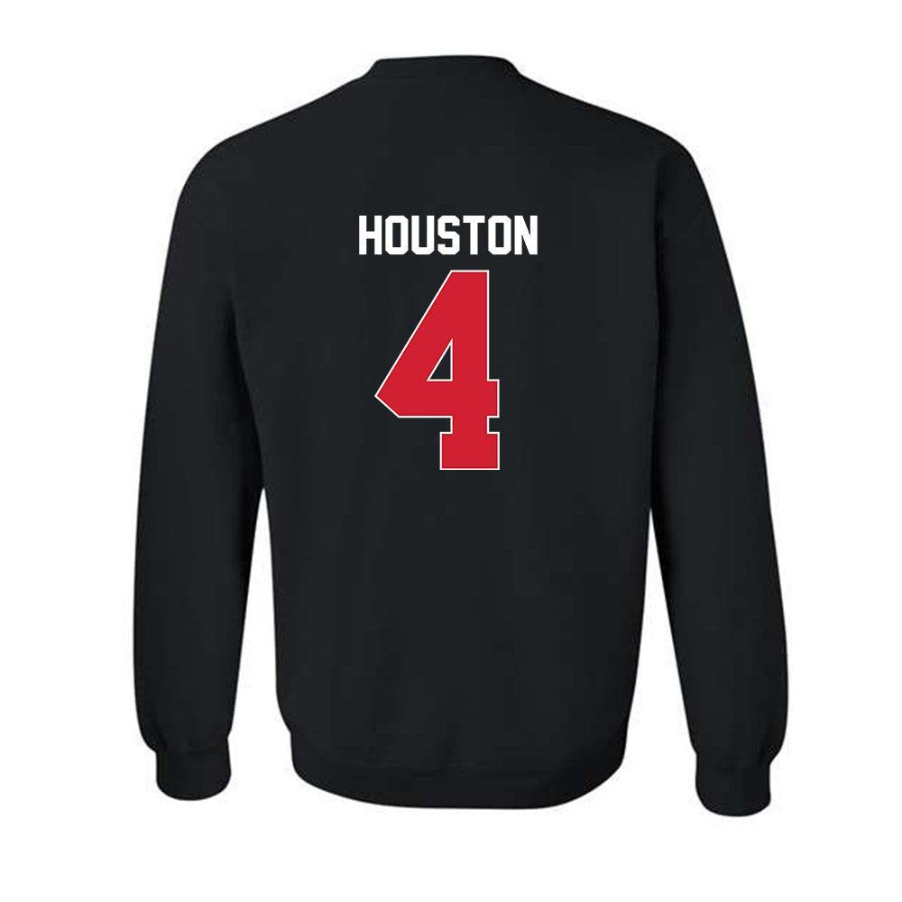 Rutgers - NCAA Football : Jourdin Houston - Phase 1 Shersey Crewneck Sweatshirt-1