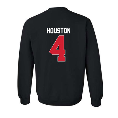Rutgers - NCAA Football : Jourdin Houston - Phase 1 Shersey Crewneck Sweatshirt-1