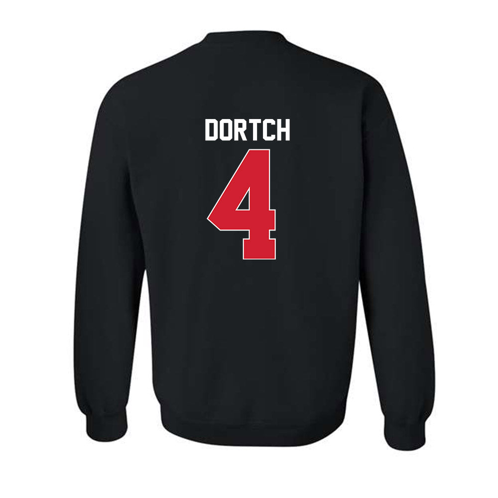 Rutgers - NCAA Men's Basketball : Bryce Dortch - Phase 1 Shersey Crewneck Sweatshirt-1
