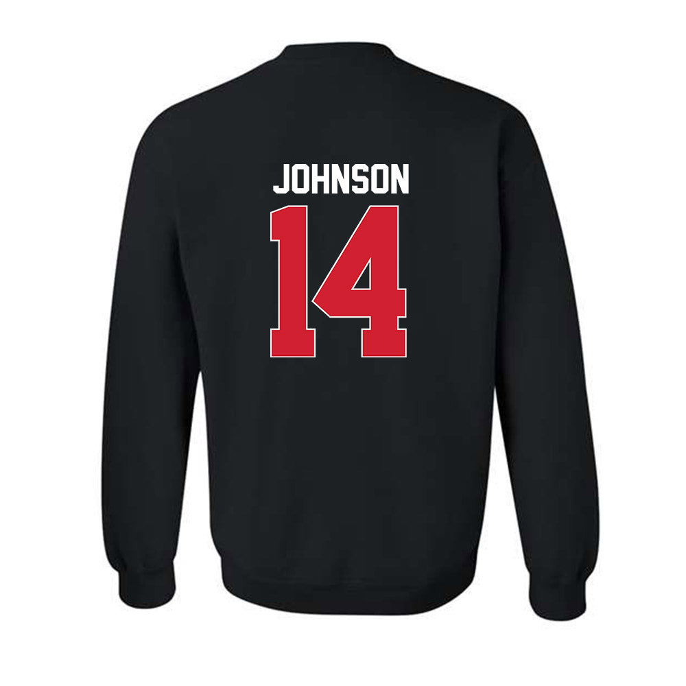 Rutgers - NCAA Football : RJ Johnson - Phase 1 Shersey Crewneck Sweatshirt-1