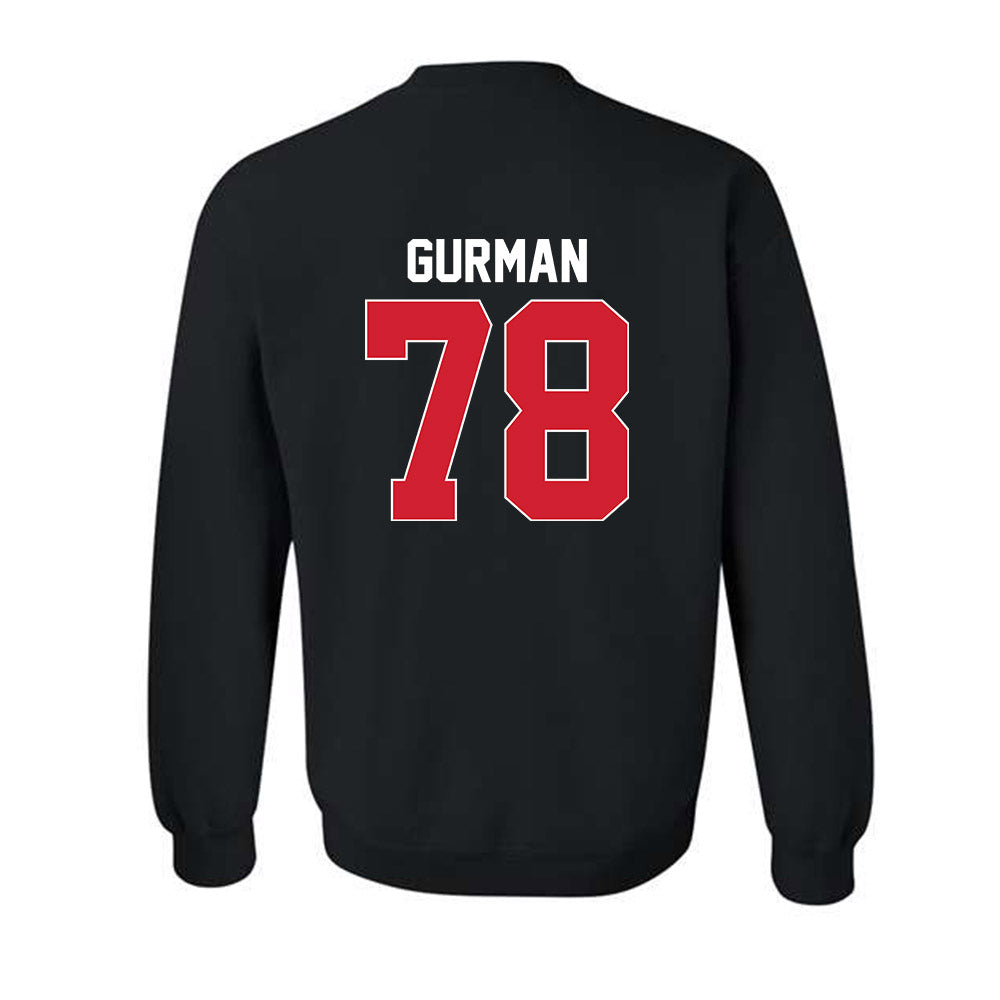 Rutgers - NCAA Football : Miron Gurman - Phase 1 Shersey Crewneck Sweatshirt-1