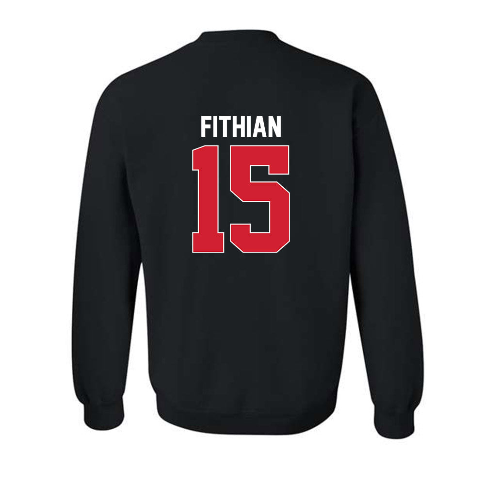 Rutgers - NCAA Baseball : Luke Fithian - Phase 1 Shersey Crewneck Sweatshirt-1