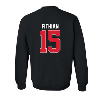 Rutgers - NCAA Baseball : Luke Fithian - Phase 1 Shersey Crewneck Sweatshirt-1