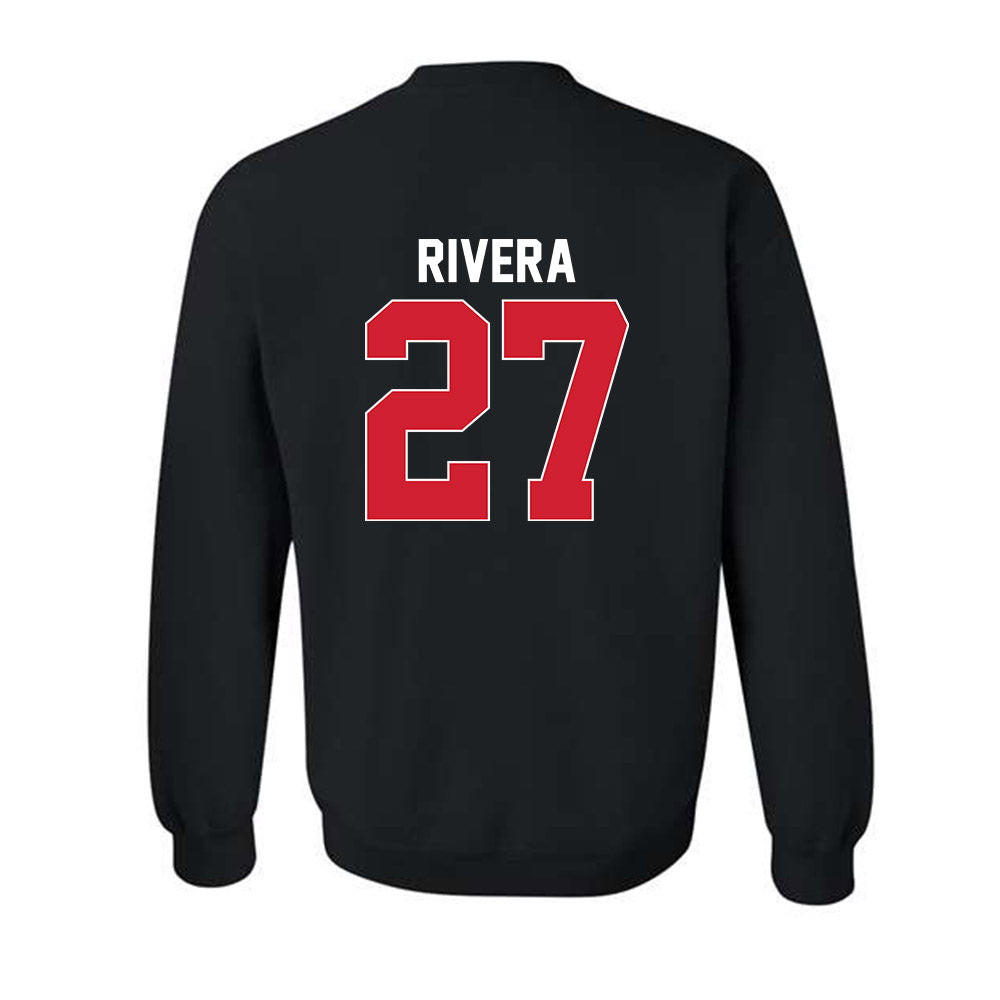 Rutgers - NCAA Baseball : Gabe Rivera - Phase 1 Shersey Crewneck Sweatshirt-1