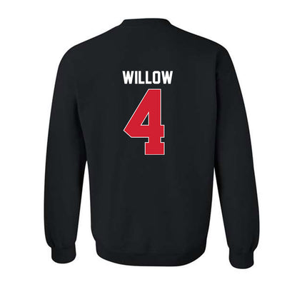 Rutgers - NCAA Women's Volleyball : Karis Willow - Phase 1 Shersey Crewneck Sweatshirt-1