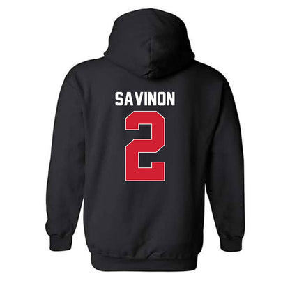 Rutgers - NCAA Baseball : Jordan Savinon - Phase 1 Shersey Hooded Sweatshirt-1