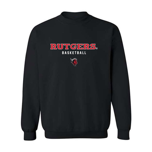 Rutgers - NCAA Men's Basketball : Max Fradkin - Phase 1 Shersey Crewneck Sweatshirt-0