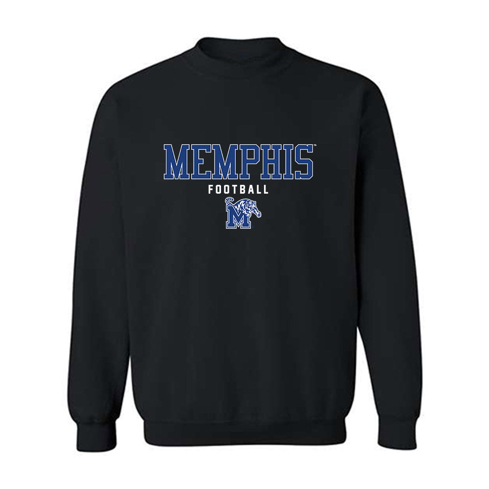 Memphis - NCAA Football : Justin Wallace - Classic Shersey Crewneck Sweatshirt-0