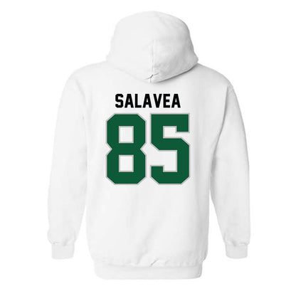 Hawaii - NCAA Football : Oakie Salavea - Classic Shersey Hooded Sweatshirt-1