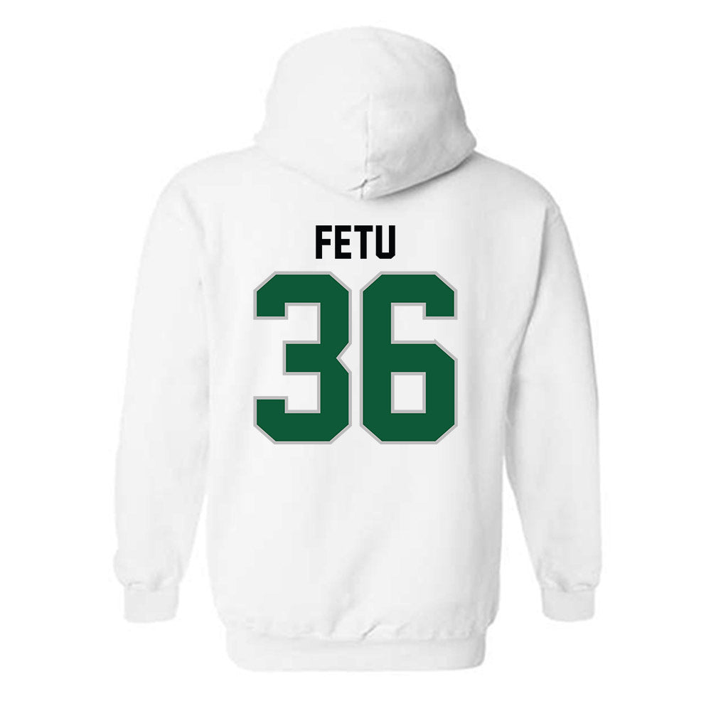 Hawaii - NCAA Football : Jordan Fetu - Classic Shersey Hooded Sweatshirt-1