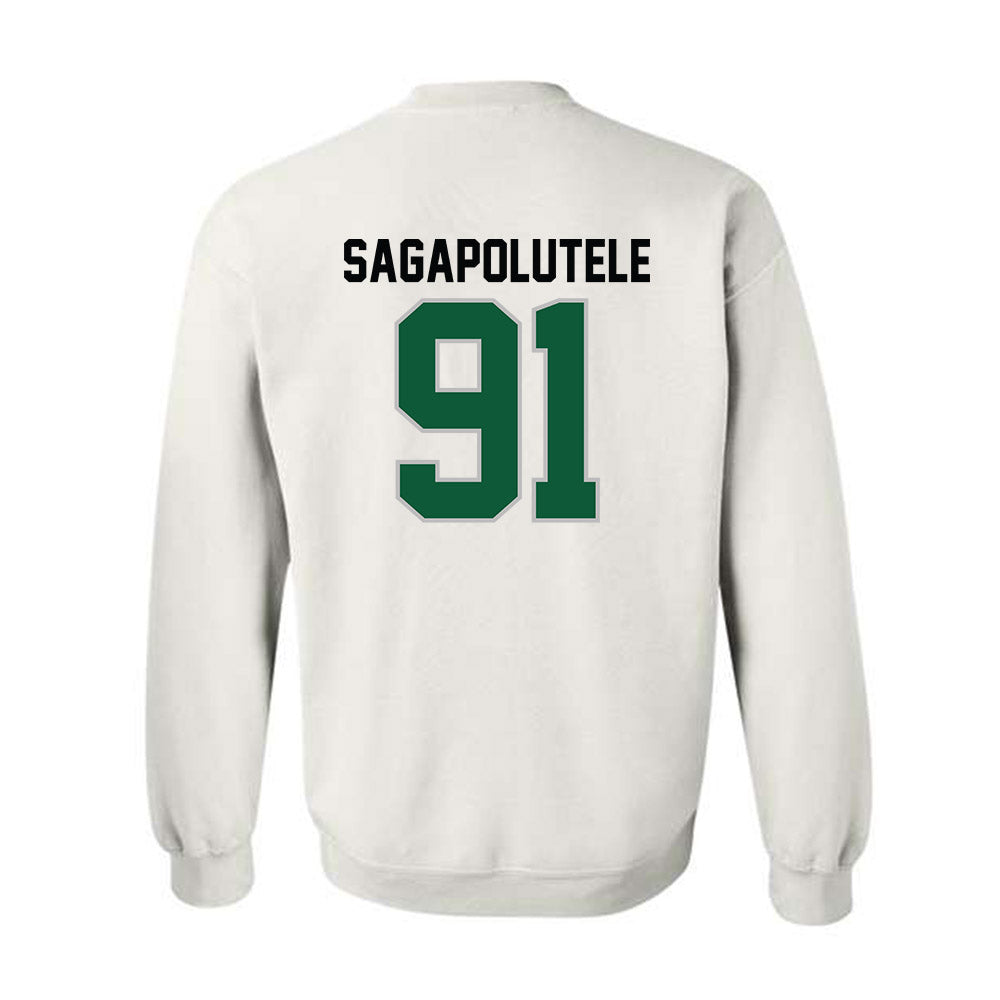 Hawaii - NCAA Football : Joshua sagapolutele - Classic Shersey Crewneck Sweatshirt-1