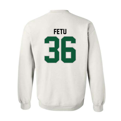 Hawaii - NCAA Football : Jordan Fetu - Classic Shersey Crewneck Sweatshirt-1