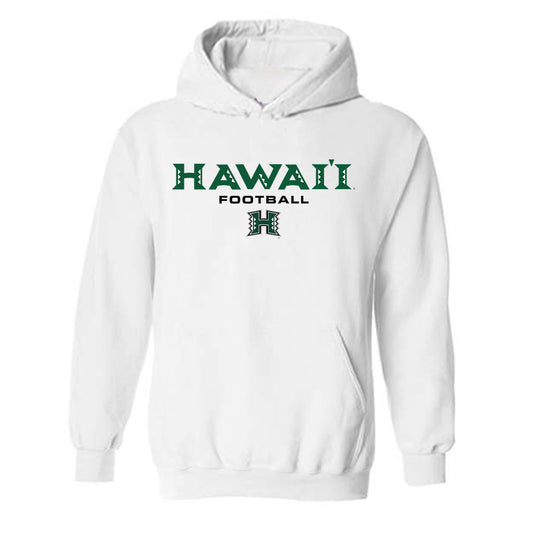 Hawaii - NCAA Football : Isaac Jaramilla-Phe - Classic Shersey Hooded Sweatshirt-0