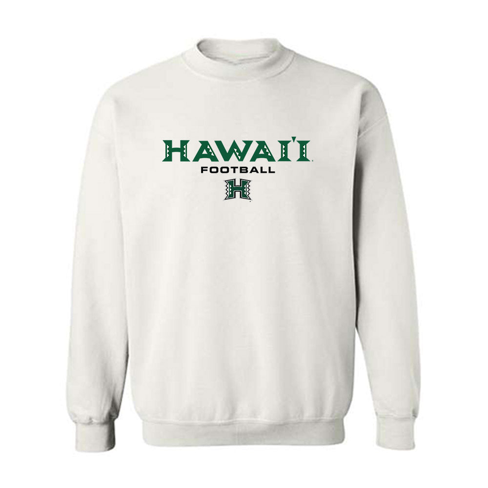 Hawaii - NCAA Football : Lipe Moala - Classic Shersey Crewneck Sweatshirt-0