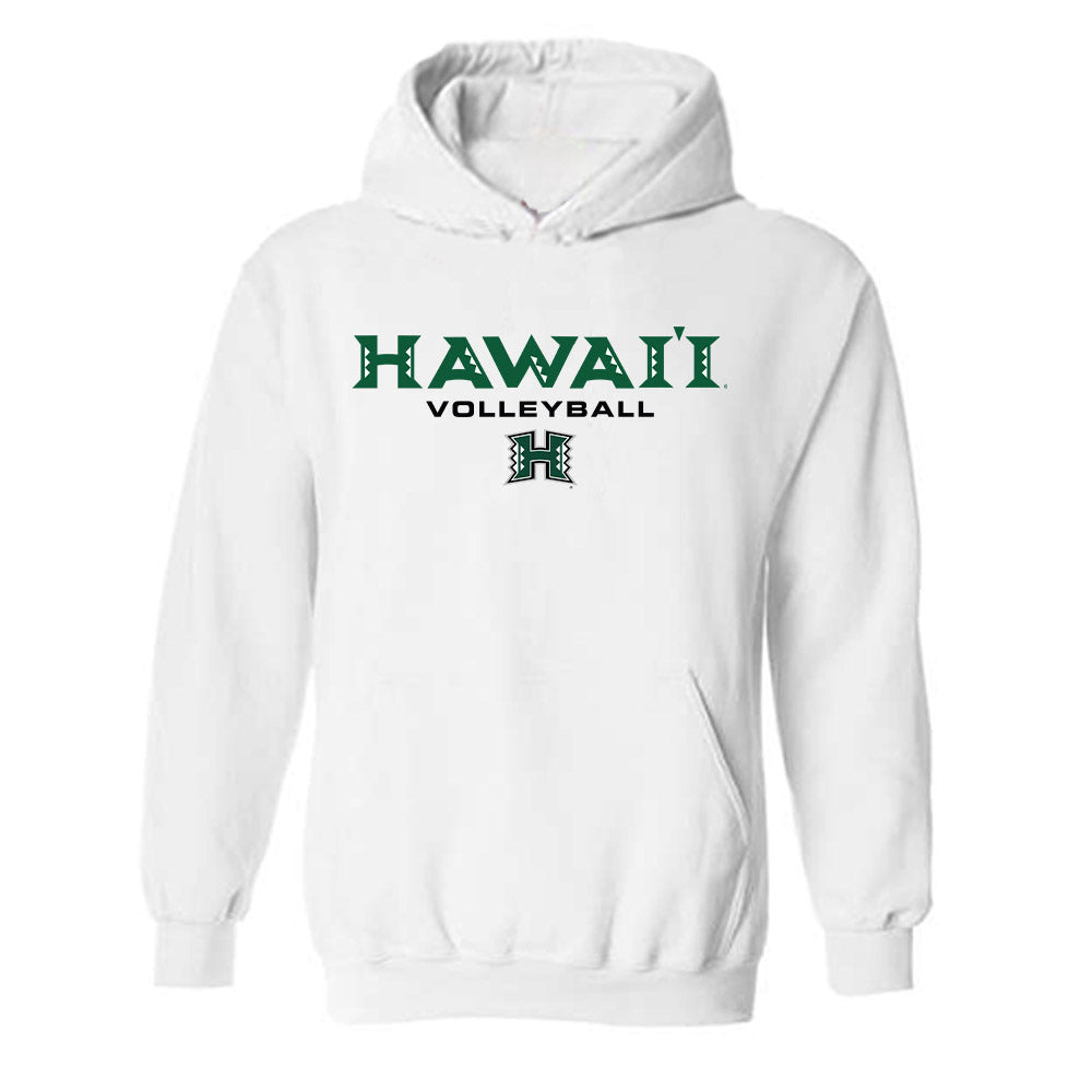 Hawaii - NCAA Women's Volleyball : Stella Adeyemi - Classic Shersey Hooded Sweatshirt-0