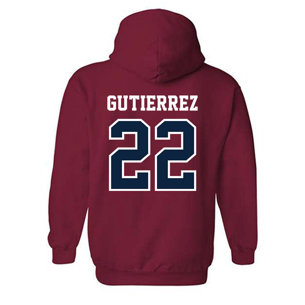 RSU - NCAA Baseball : Nathan Gutierrez - Classic Shersey Hooded Sweatshirt-1