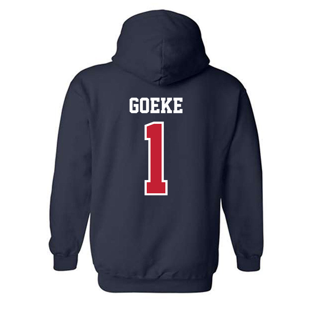 RSU - NCAA Baseball : Kade Goeke - Classic Shersey Hooded Sweatshirt-1