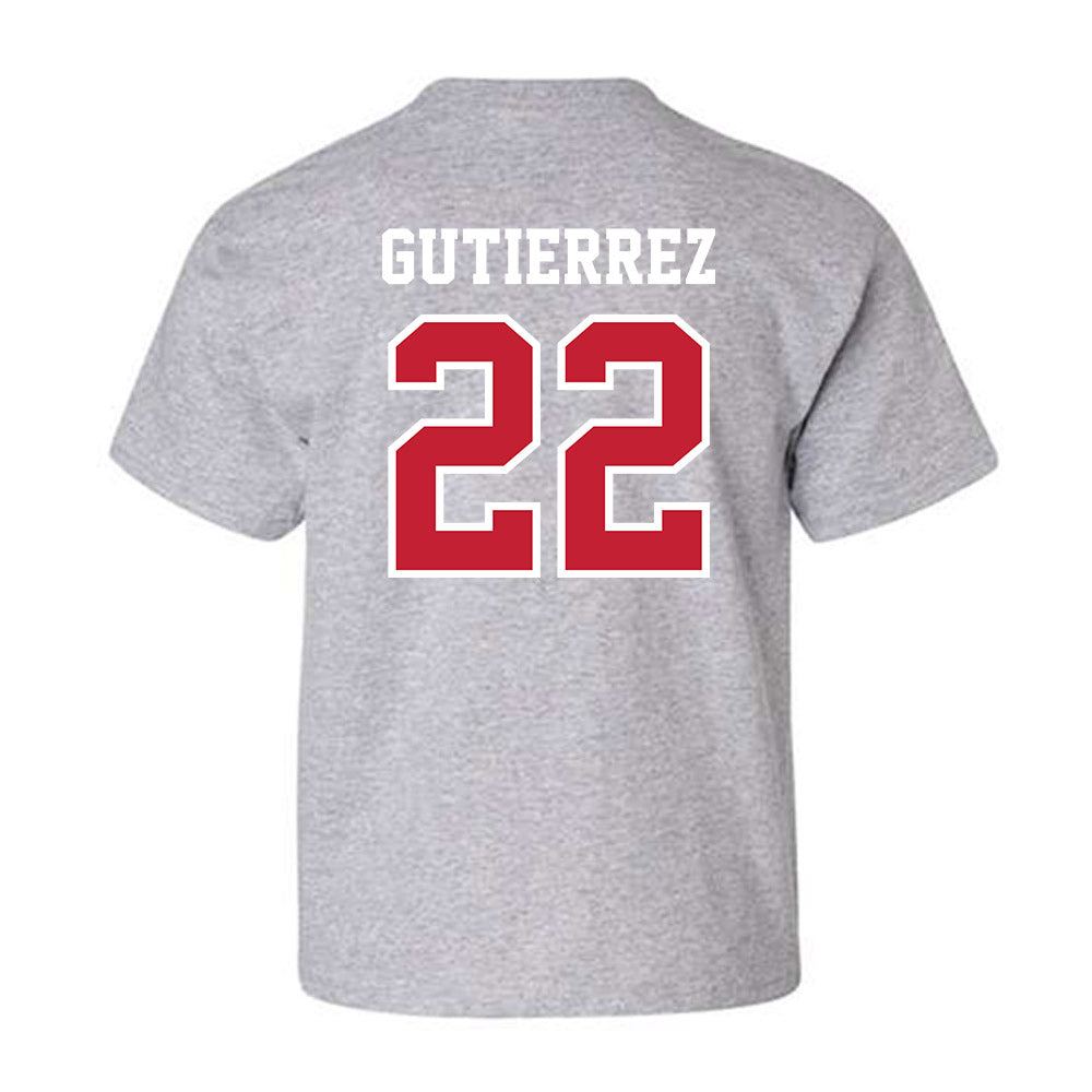 RSU - NCAA Baseball : Nathan Gutierrez - Youth T-Shirt-1