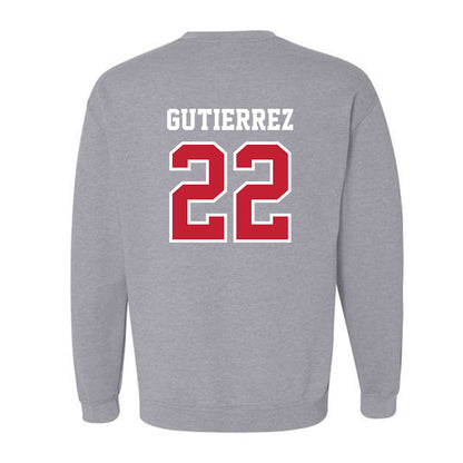 RSU - NCAA Baseball : Nathan Gutierrez - Crewneck Sweatshirt-1