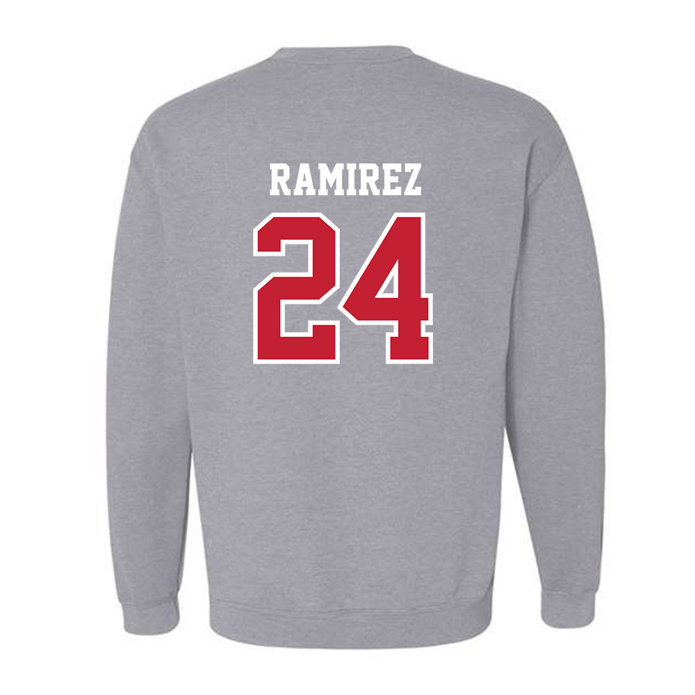 RSU - NCAA Baseball : Andrew Ramirez - Crewneck Sweatshirt-1