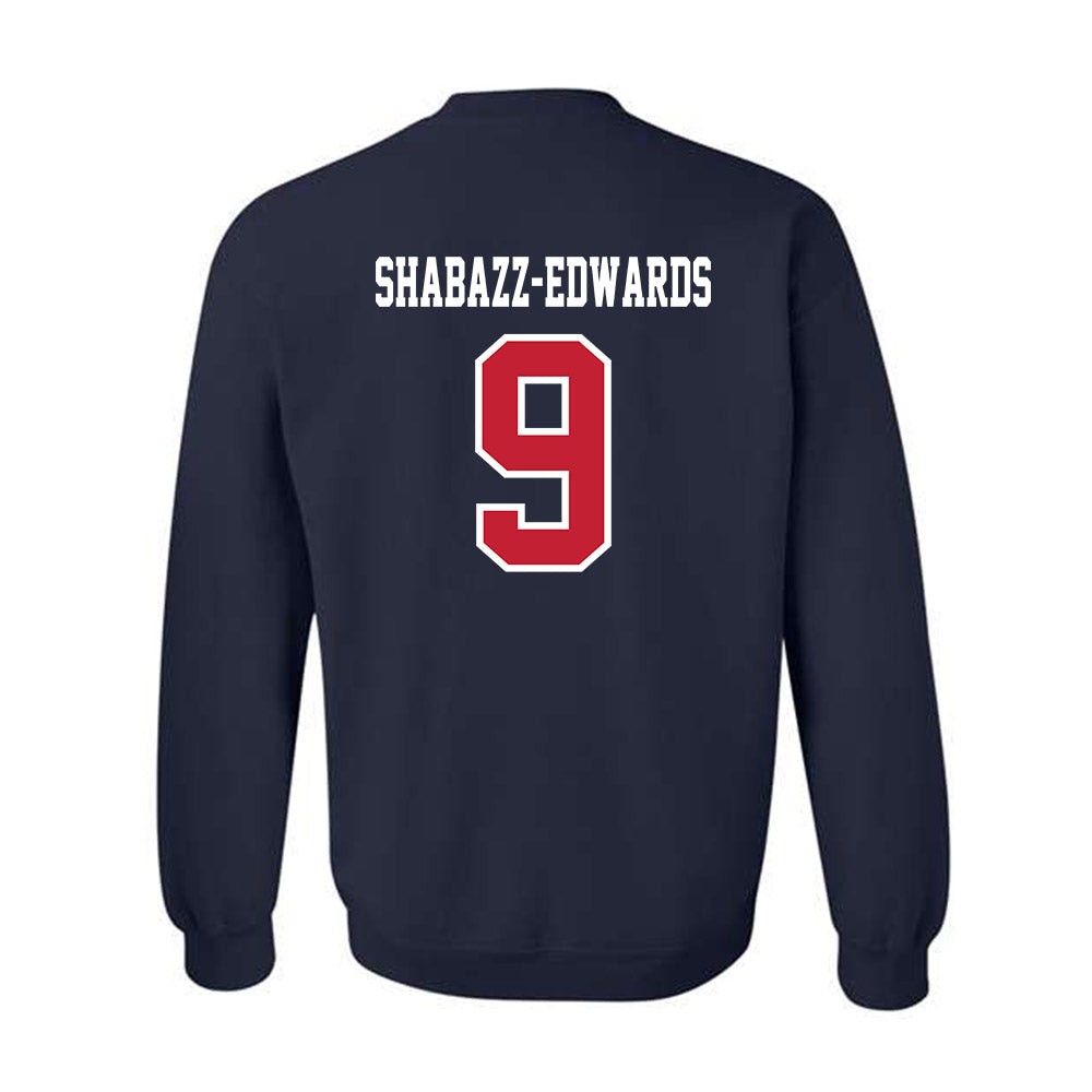 RSU - NCAA Men's Soccer : Kenzo Shabazz-Edwards - Classic Shersey Crewneck Sweatshirt-1