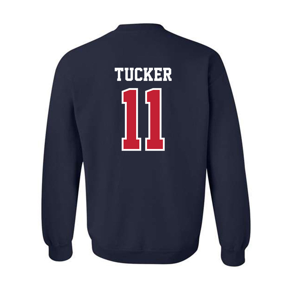 RSU - NCAA Baseball : Jordan Tucker - Classic Shersey Crewneck Sweatshirt-1