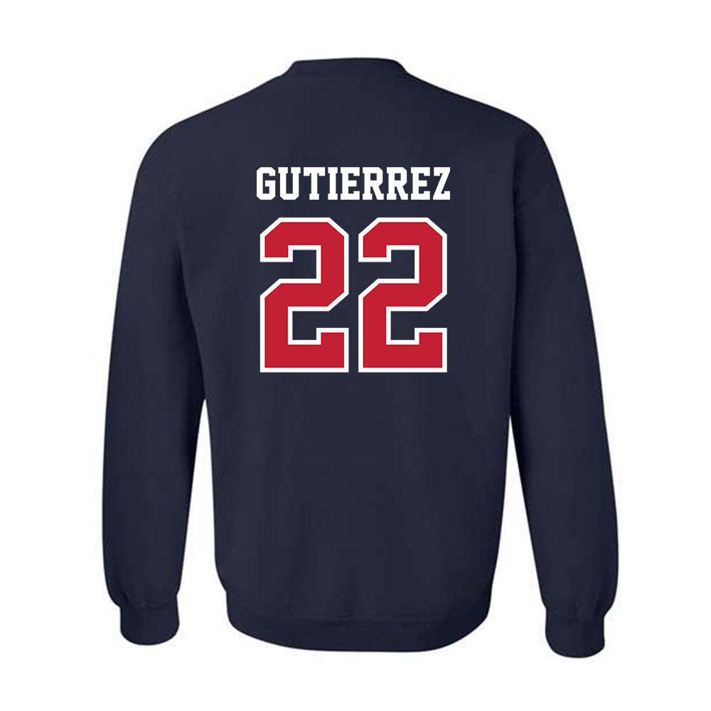 RSU - NCAA Baseball : Nathan Gutierrez - Classic Shersey Crewneck Sweatshirt-1