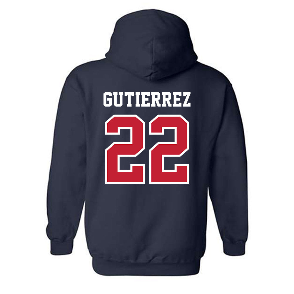 RSU - NCAA Baseball : Nathan Gutierrez - Classic Shersey Hooded Sweatshirt-1