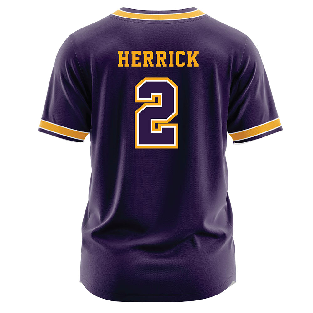 Lipscomb - NCAA Softball : Taylor Herrick - Purple Jersey-1