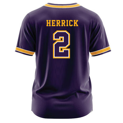 Lipscomb - NCAA Softball : Taylor Herrick - Purple Jersey-1