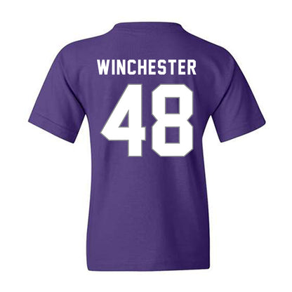 Weber - NCAA Football : Paliku Winchester - Classic Shersey Youth T-Shirt-1