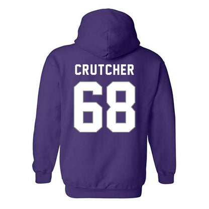 Weber - NCAA Football : Leon Crutcher - Classic Shersey Hooded Sweatshirt-1