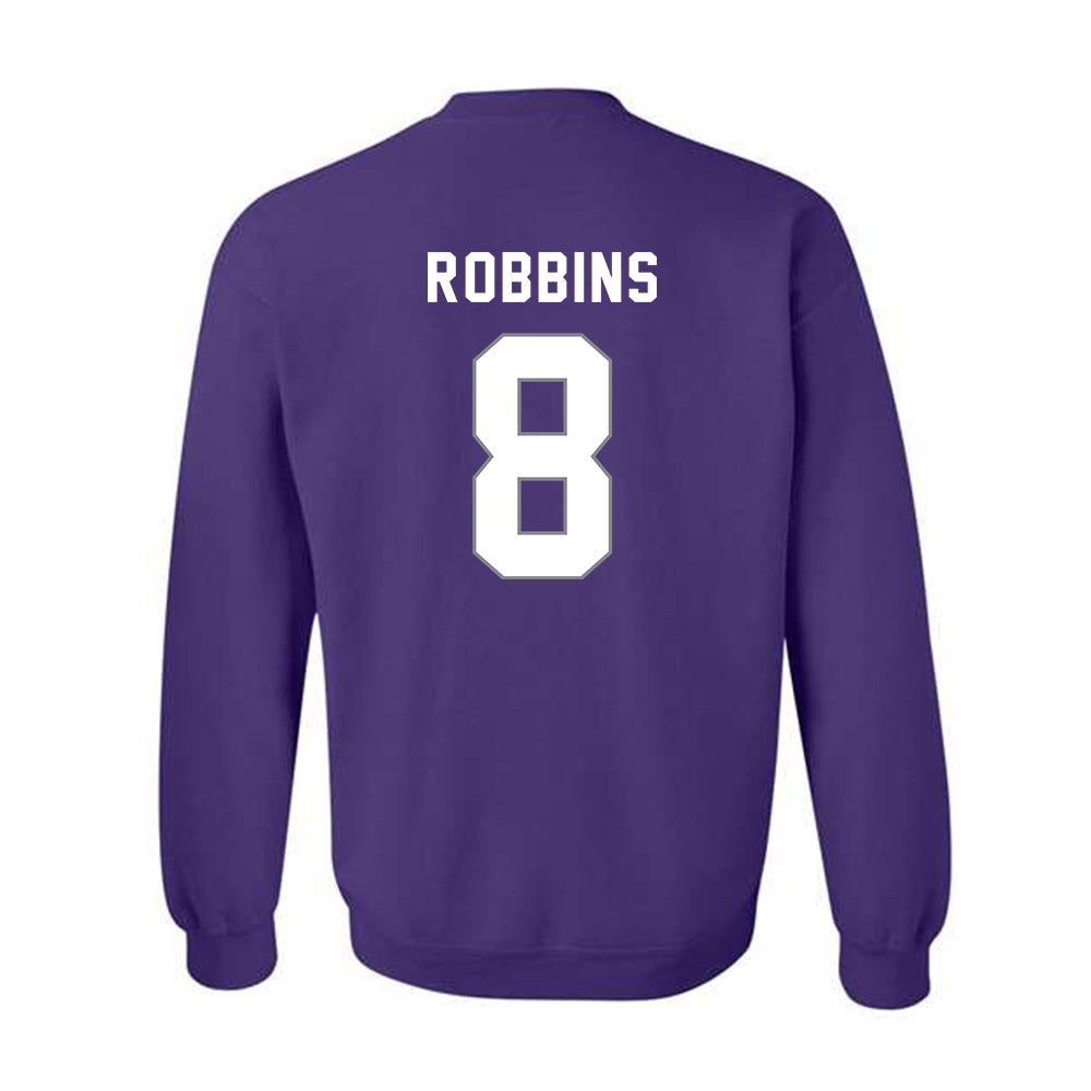 Weber - NCAA Women's Basketball : Hannah Robbins - Classic Shersey Crewneck Sweatshirt-1