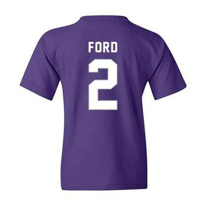 Weber - NCAA Football : Devin Ford - Classic Shersey Youth T-Shirt-1