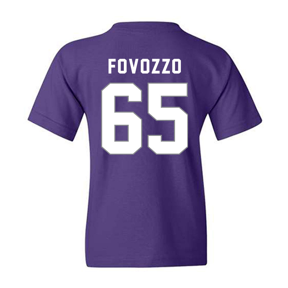 Weber - NCAA Football : Nicholas Fovozzo - Classic Shersey Youth T-Shirt-1