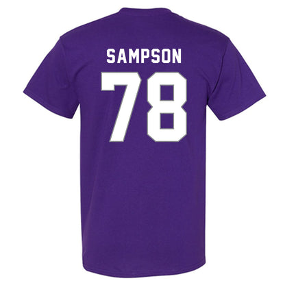 Weber - NCAA Football : Luke Sampson - Classic Shersey T-Shirt-1