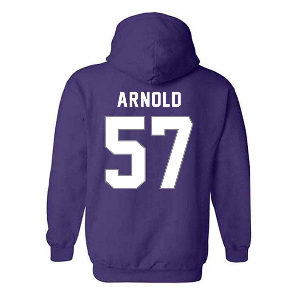 Weber - NCAA Football : Donovan Arnold - Classic Shersey Hooded Sweatshirt-1