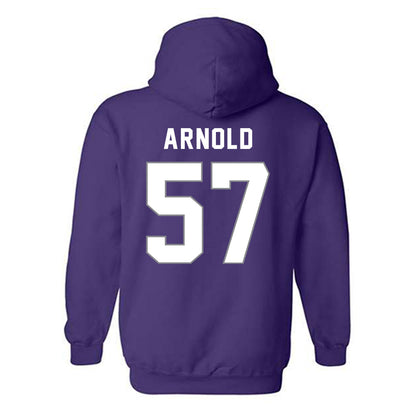 Weber - NCAA Football : Donovan Arnold - Classic Shersey Hooded Sweatshirt-1